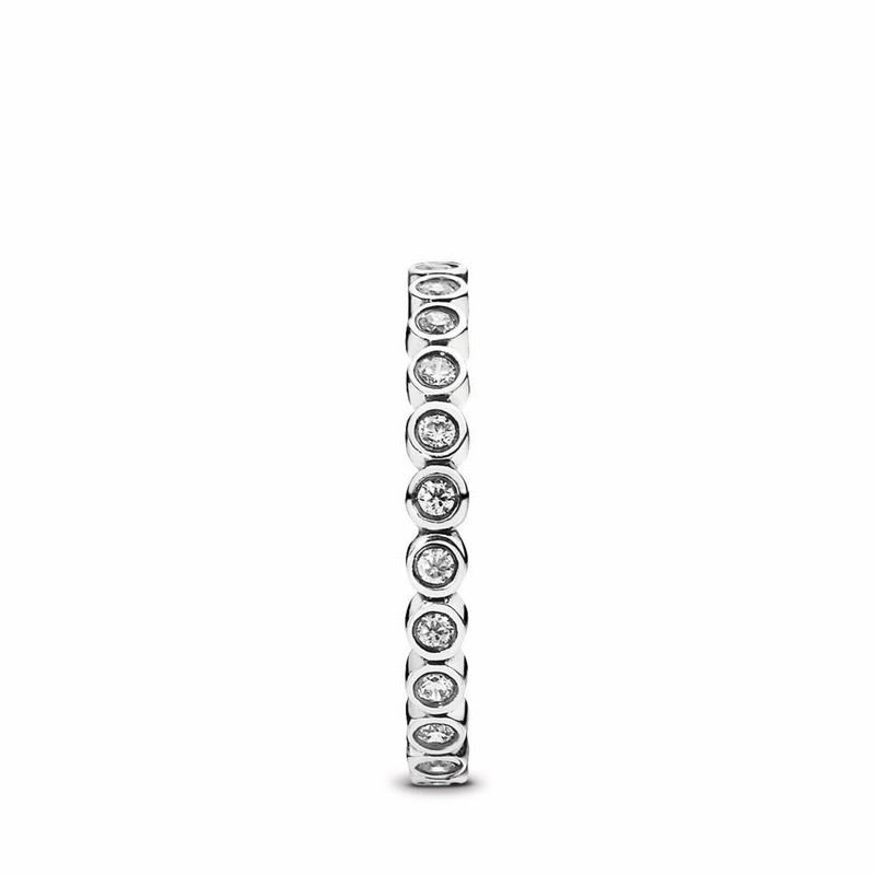 Pandora AlluStackable Ring Petite Brilliant Stackable Ring Clearance NZ, Sterling Silver (629430-JES